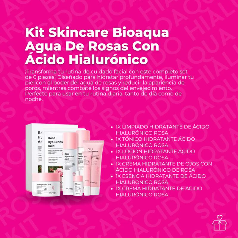 Set 6 Piezas Bioaqua Skincare Con Extracto De R... image number null