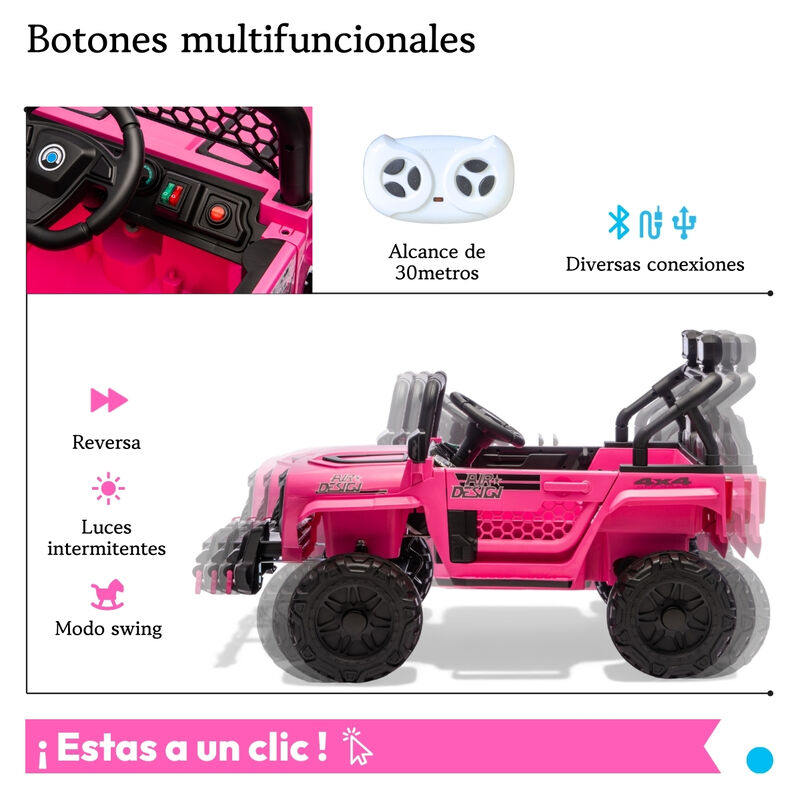 Carro Montable El&eacute;ctrico Nino Control Remoto Te... image number null