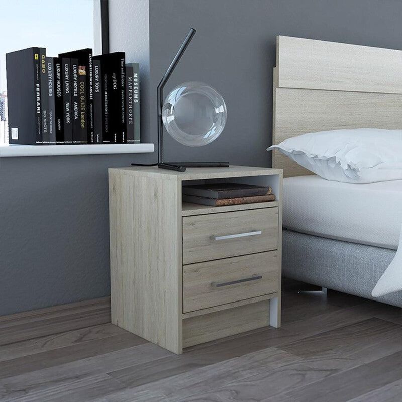 Bur&oacute; Douglas Beige y Blanco Virtual Muebles image number null