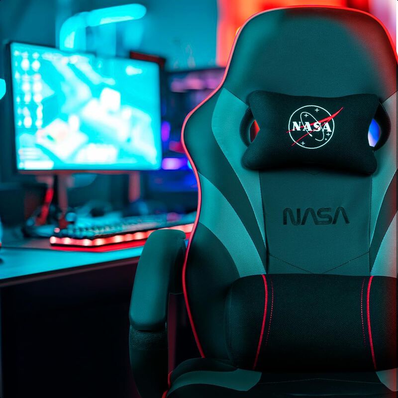 TechZone Silla Gamer Edición NASA con Ruedas 36... image number null