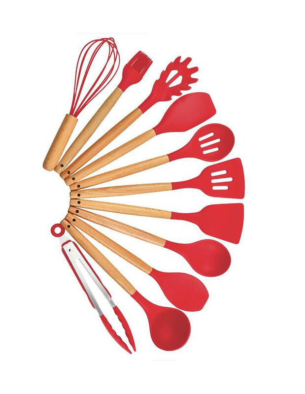 Set Utensilios Coquo de madera image number null