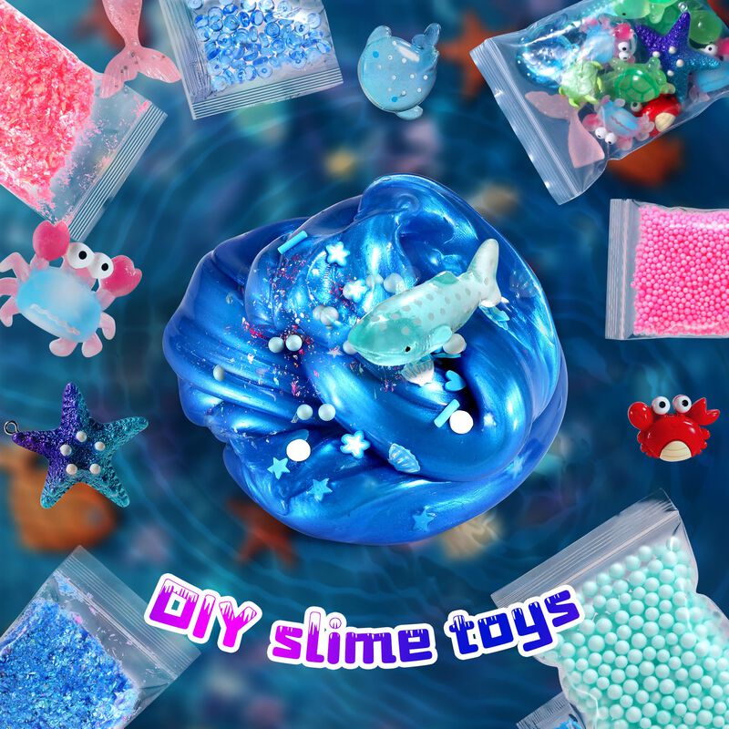 Slime Kit Fsutvitg Ocean Theme, Antiadherente, ... image number null