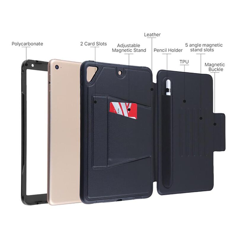 Funda MYBAT Folio para iPad MINI 4 y 5 Negra A1... image number null