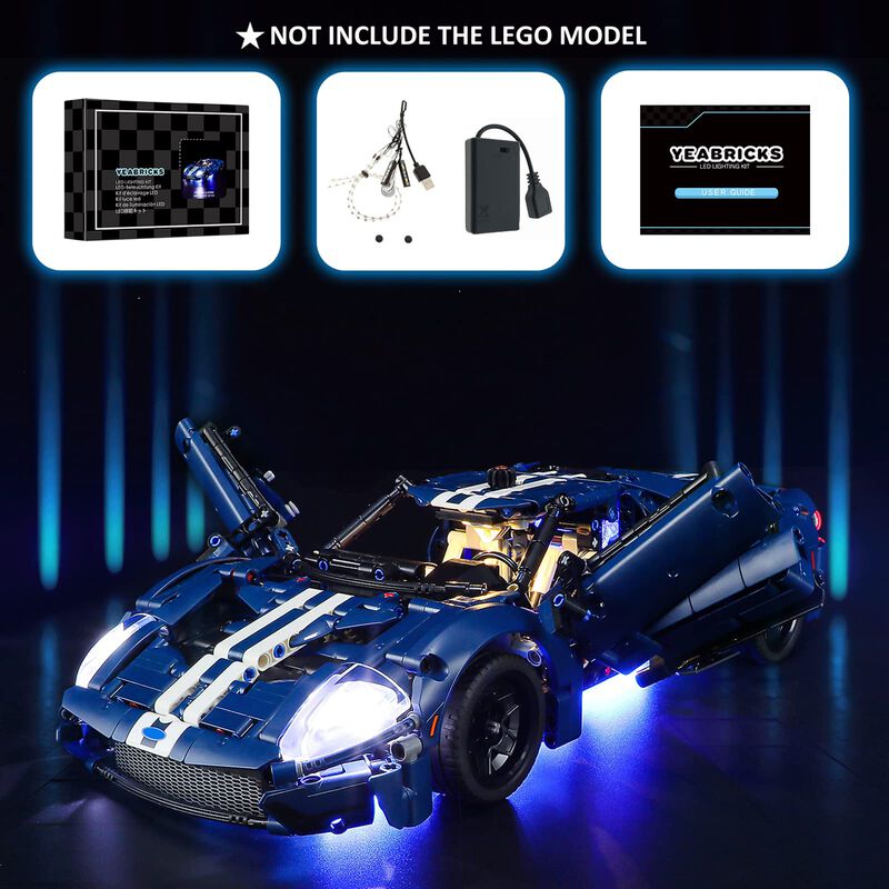 Kit De Luces Led Yeabricks Para Lego 42154 Ford... image number null