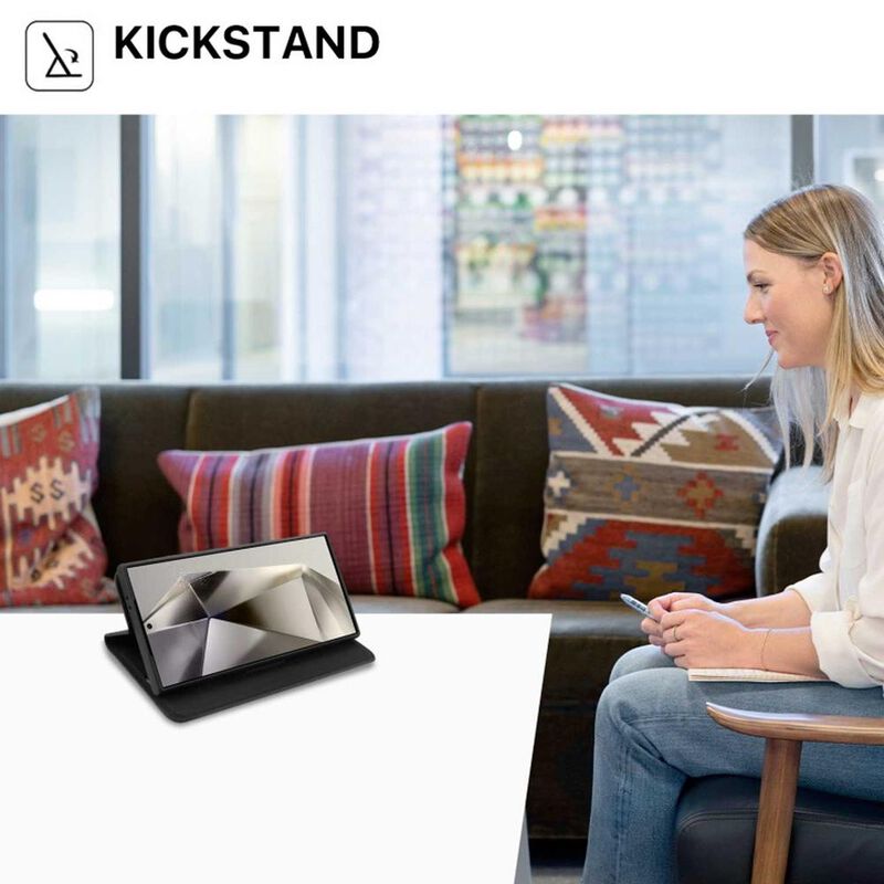 Funda MYBAT Cartera para Samsung S24 ULTRA Negr... image number null