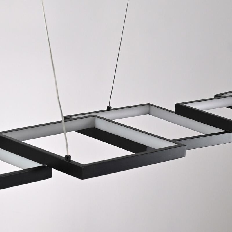 Candil Suspendido De Led 5 Cuadros image number null