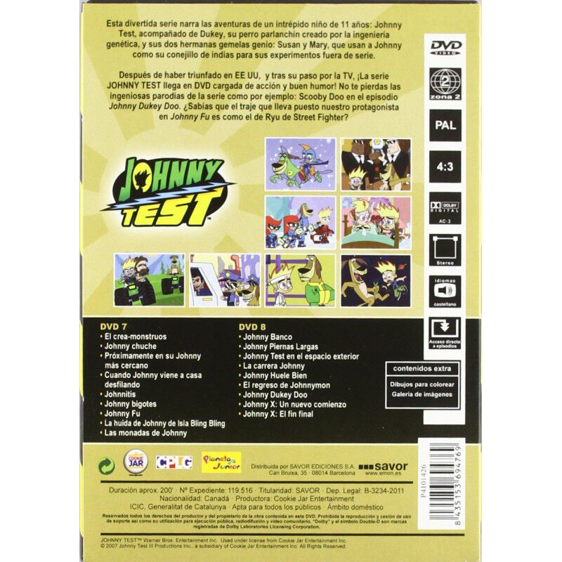 Johnny Test 4 (2 Dvds) image number null