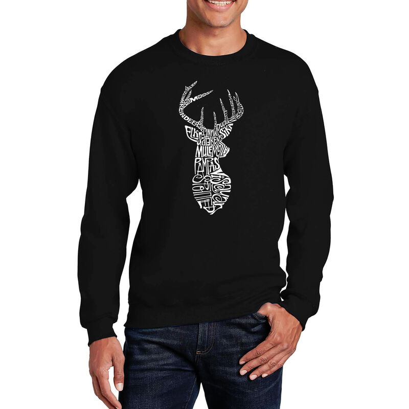 Sudadera De Cuello Redondo Word Art Para Hombre... image number null