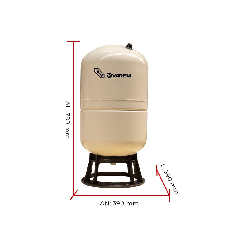 Tanque Presurizado Aquavarem, 60 L, 150 Psi, Iu... image number null