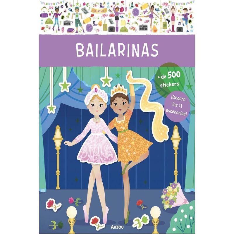 Libro De Stickers Bailarinas, De Auzou Rafael, ... image number null