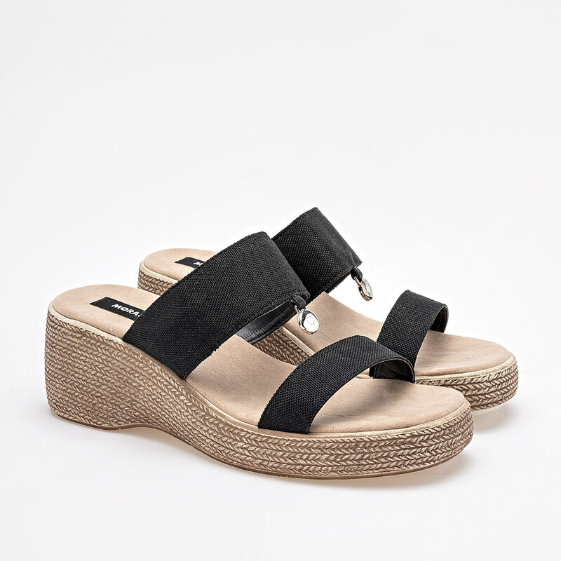 Mora Confort Sandalia para mujer negro image number null