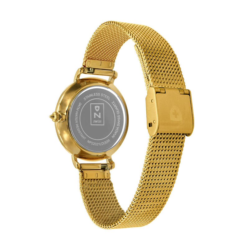 Reloj Nivada Fashion Dama Dorado/Mesh Carat Dor... image number null