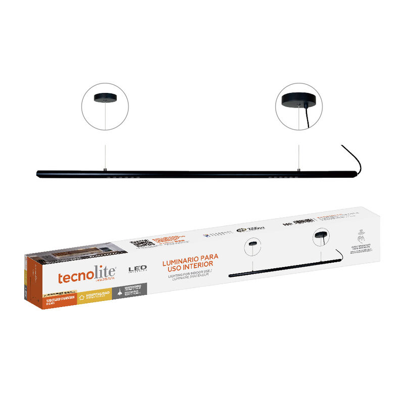 L&aacute;mpara Lineal LED 1.20 m, 12.5 W, Luz C&aacute;lida B... image number null