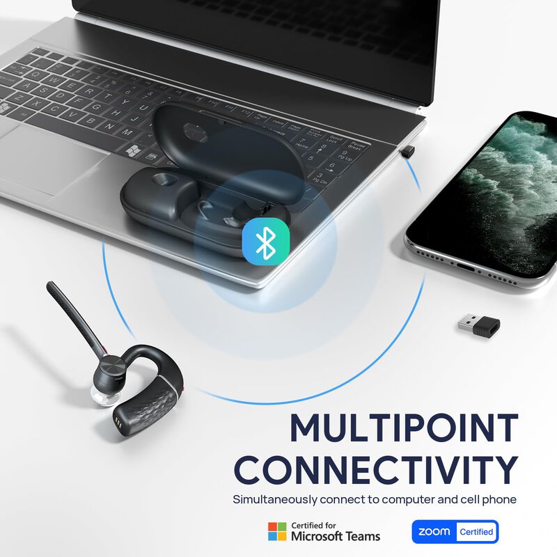 Auriculares Bluetooth Yealink Bh71 Pro Usb-c/a ... image number null