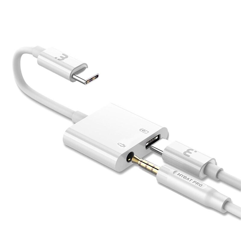Cable MYBAT adaptador de USB C a Audio Jack 3.5... image number null