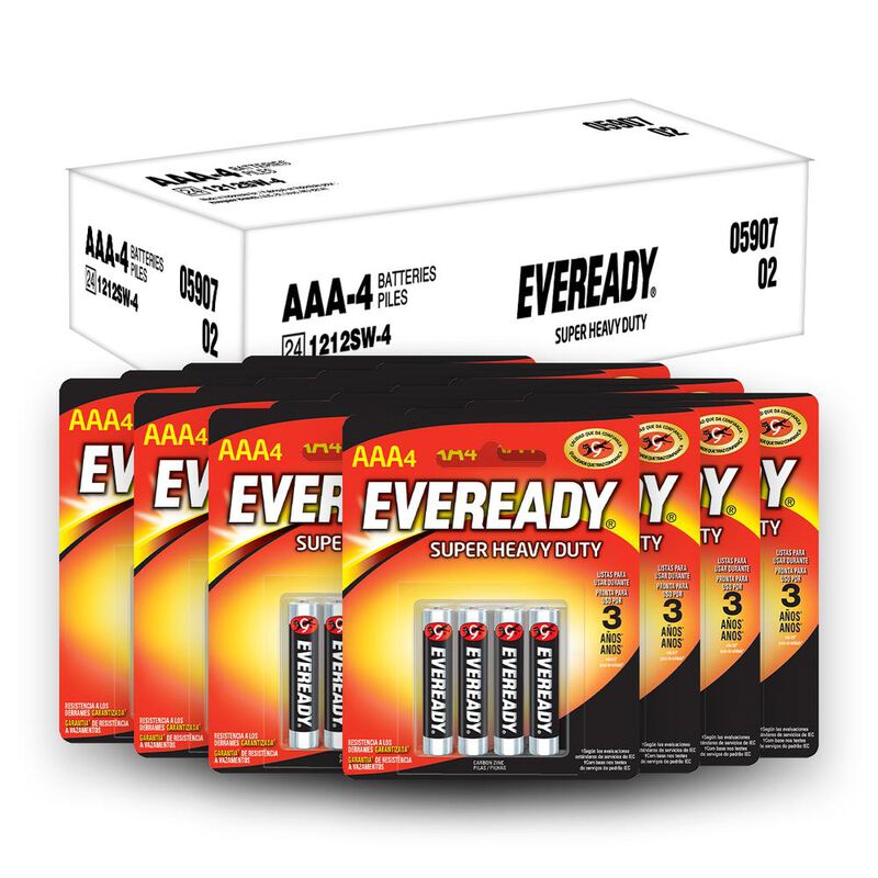 Pila Eveready Carbon Zinc AAA Blister 72 Unidad... image number null