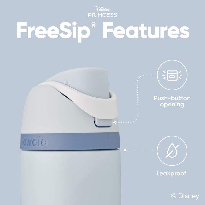 Botella De Agua Owala Disney Princess Freesip 7... image number null