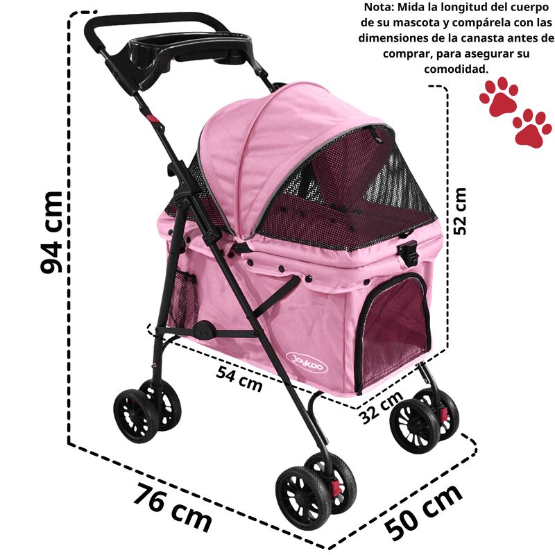 Carriola para Mascotas Cochecito para Perros y ... image number null
