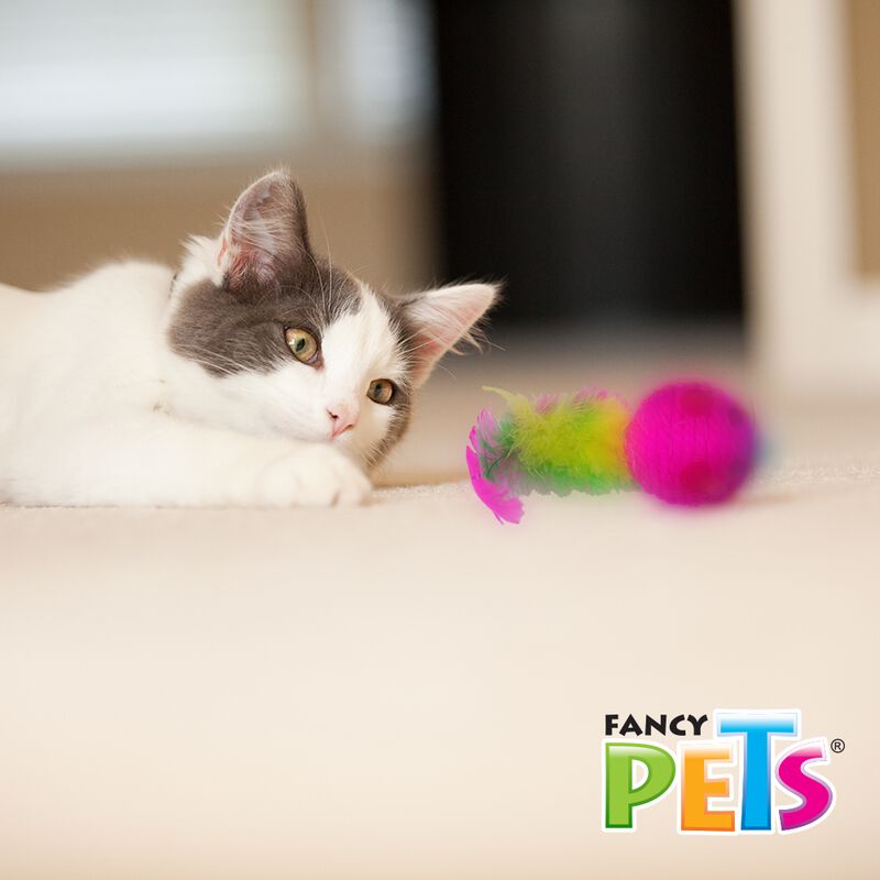 Fancy Pets Juguete Ratón Con Plumas Para Gato M... image number null