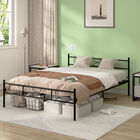 Base Cama Matrimonial Metal Color Negro