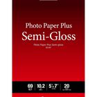 Papel Fotogr&aacute;fico Canon Photo Paper Plus Semibrillante A5 (20 Hojas)