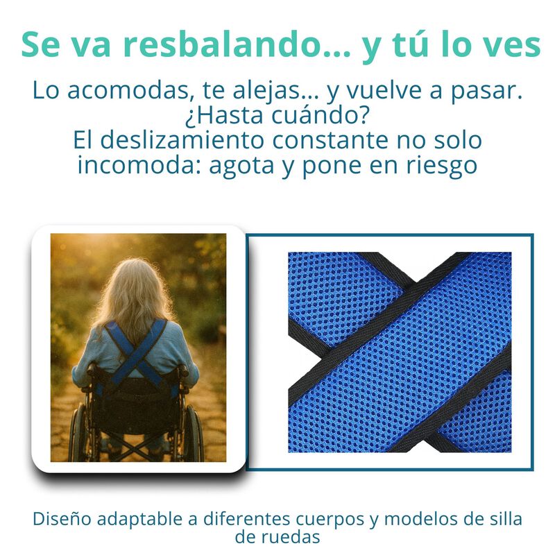 Arn&eacute;s de Seguridad para Silla de Ruedas | Cintu... image number null