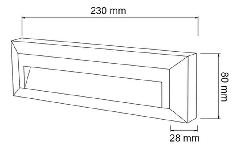 Lampara Muro Led 1.5w Luz Blanca Neutra Hled-80... image number null