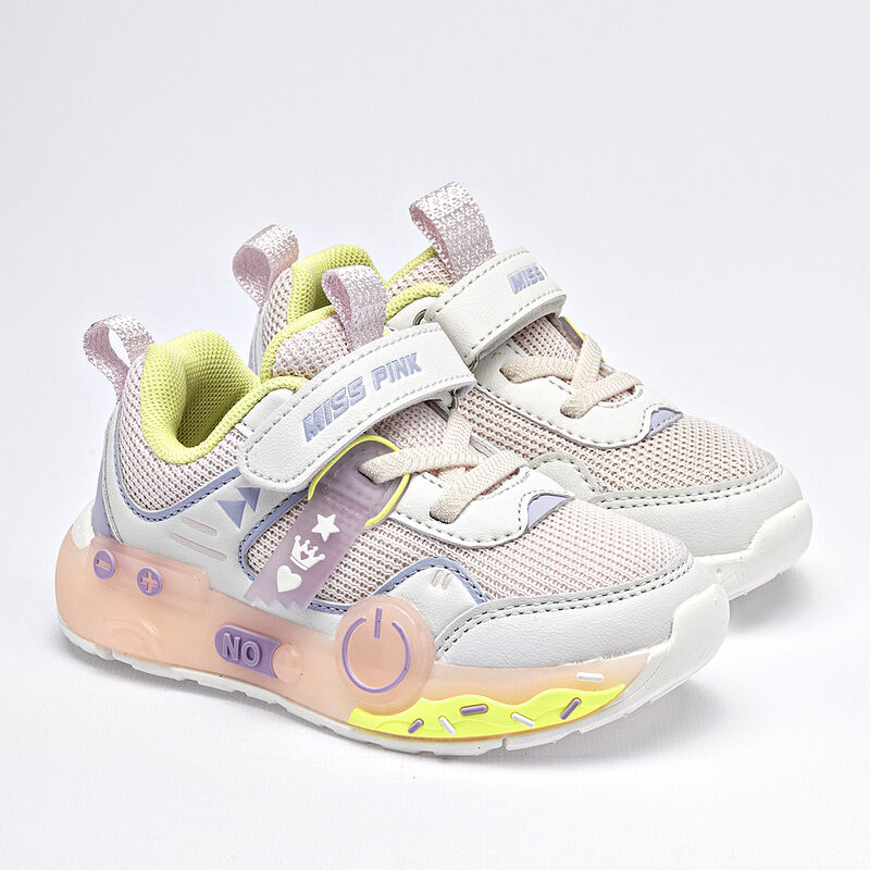 Miss Pink tenis para BEB&Eacute; rosa multicolor cod 1... image number null