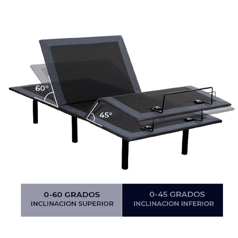 Cama El&eacute;ctrica Ajustable + Colch&oacute;n Matrimonial ... image number null