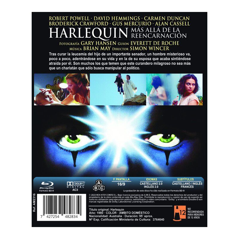 Harlequin M&aacute;s All&aacute; De La Reencarnaci&oacute;n [blu-ray... image number null