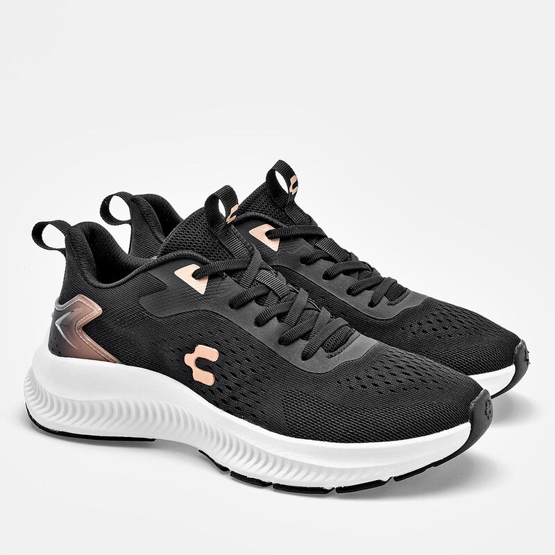 Charly Tenis deportivo para mujer negro, runnin... image number null