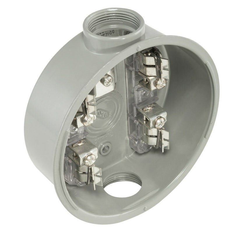 Base Medidor de Luz 4 Terminales De Lat&oacute;n image number null