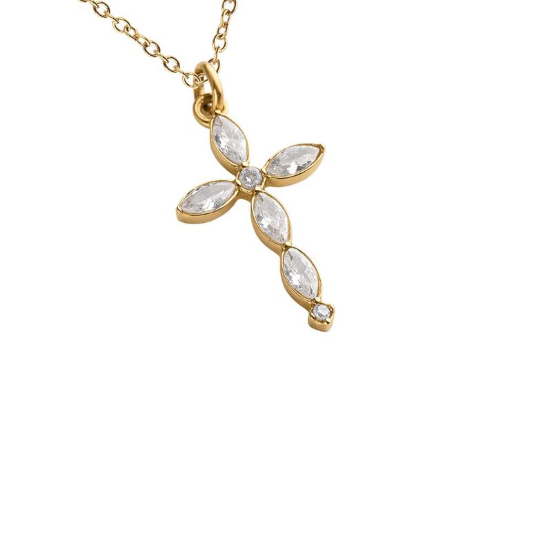 Collar Nari Luckyly Collares Para Mujer De Cruz... image number null