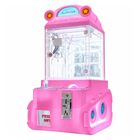 Maquina Garra Peluches Mini Doll Caza Sonido Luz Led Tankman Rosa Audiotek