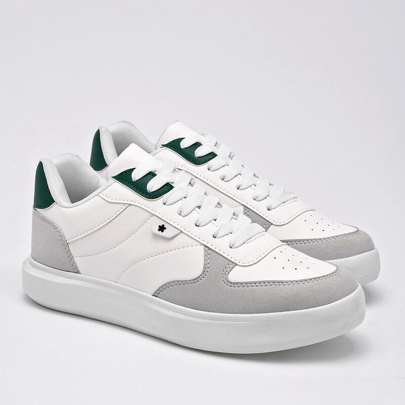 Mora Urban Tenis urbano para hombre blanco gris... image number null