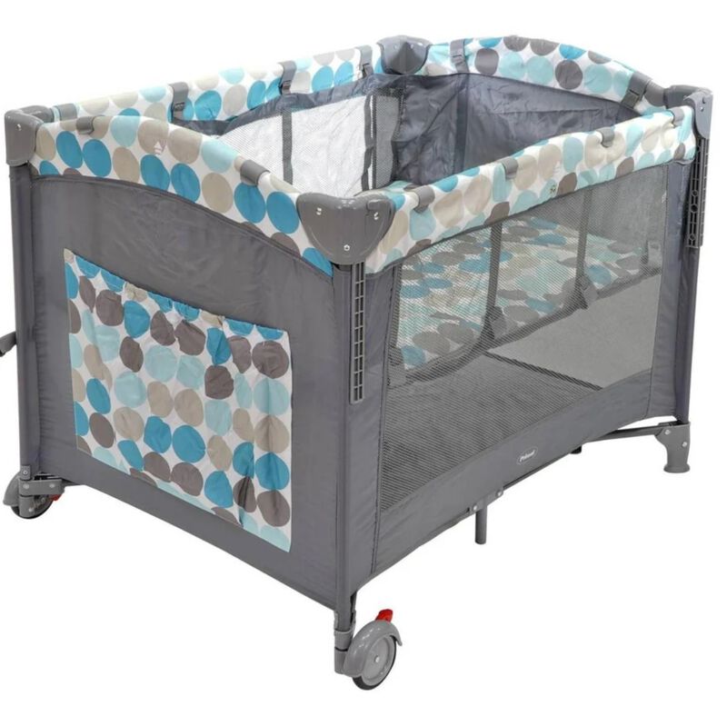 Corral Cuna Baby Colecho Prinsel 6052 Gris ORT8 image number null