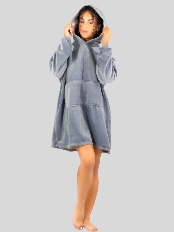 Camison Para Dormir Mujer Pijama Aborregada Bat... image number null