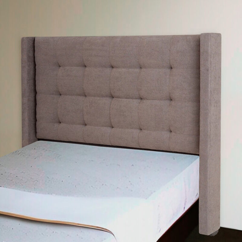 Cabecera Queen Size Dicasa Titan Gris Oscuro image number null