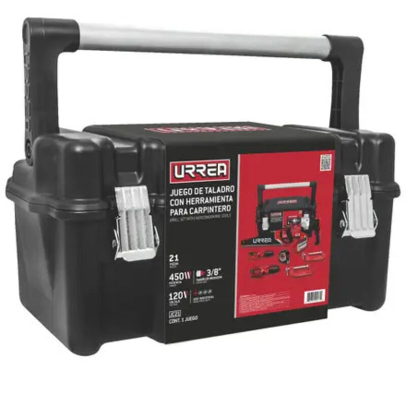 Kit Herramientas Taladro 3/8 450w 21 Pzas Carpi... image number null