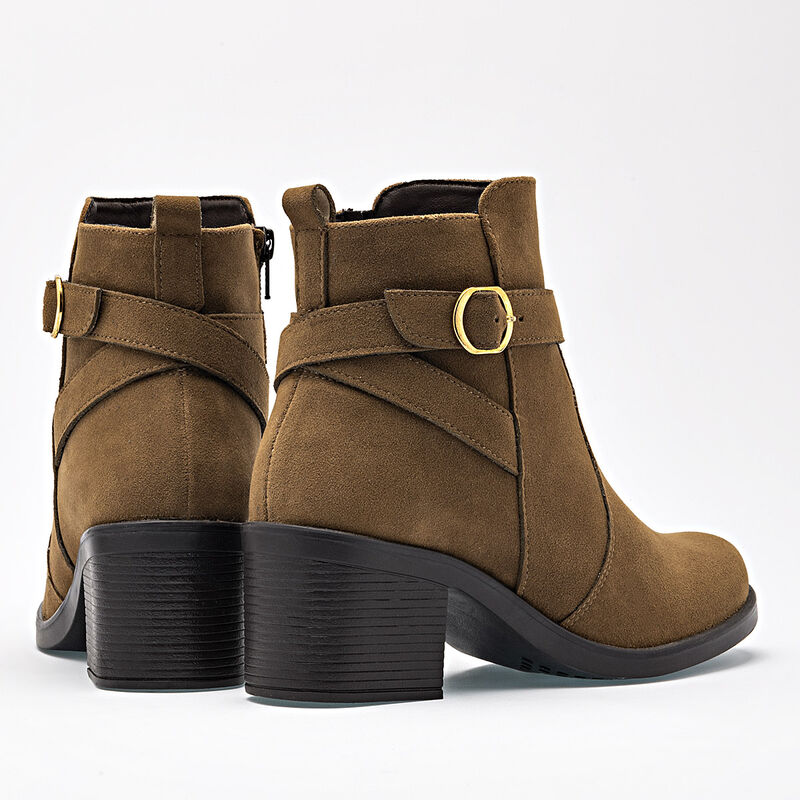 Green Love Bot&iacute;n para mujer camel image number null