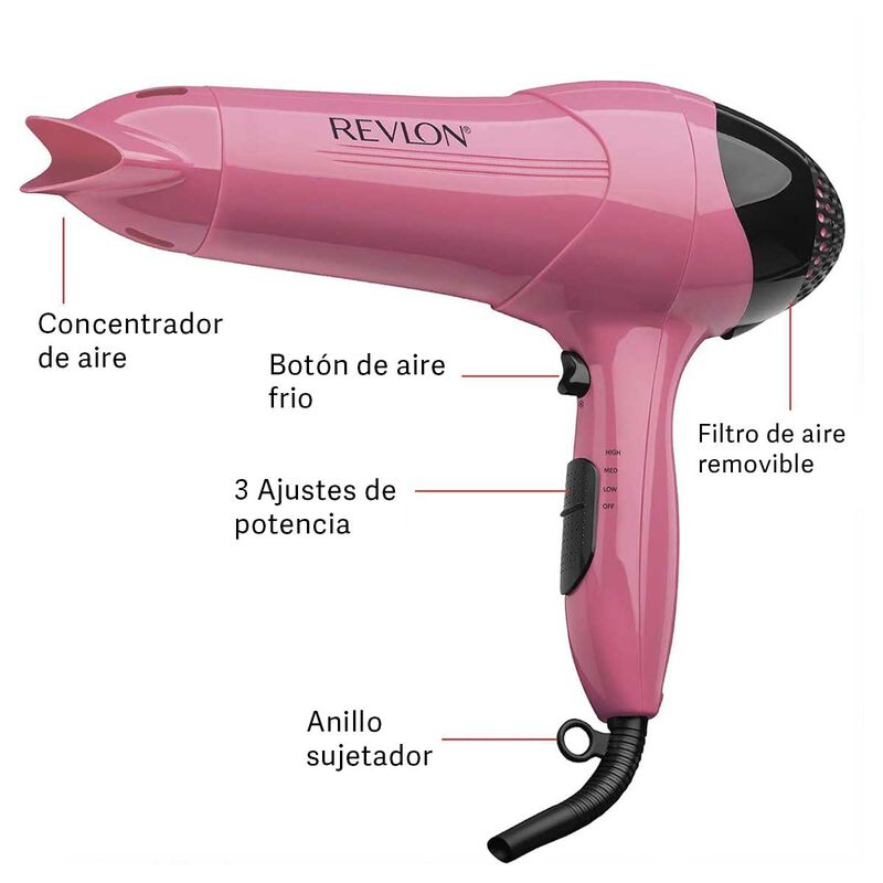 Secadora De Cabello Revlon Frizz Control 1875w ... image number null