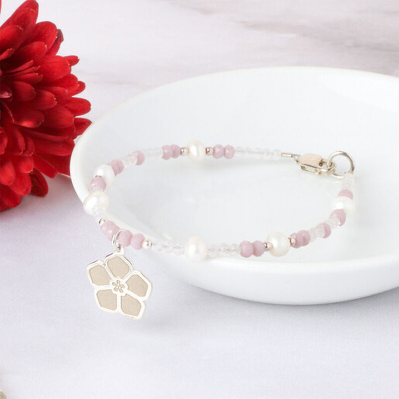 Set de Pulseras Suerte Petunia y Tr&eacute;bol de Plat... image number null