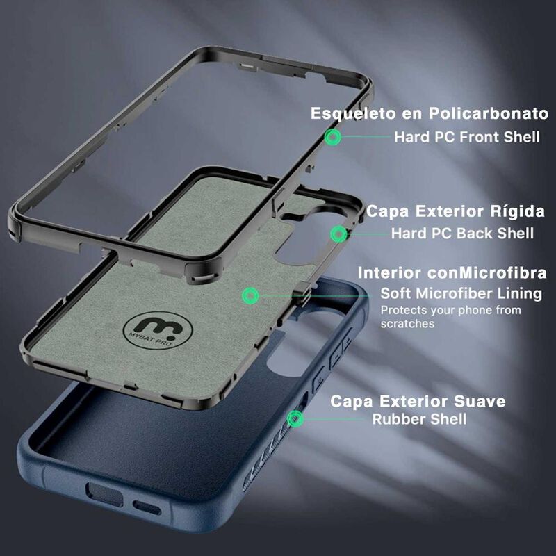 Funda MYBAT Maverick clip para Samsung S24 Azul image number null