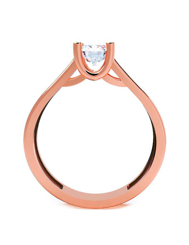 Anillo de Compromiso de 10K con Circonia Talla ... image number null