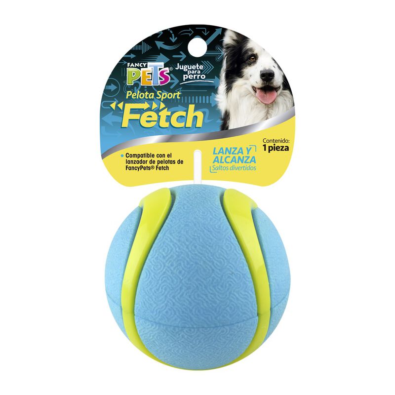 Fancy Pets Pelota Fetch Sport Color Azul para P... image number null