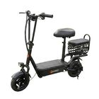 Scooter El&eacute;ctrico Con Asiento, Color Negro