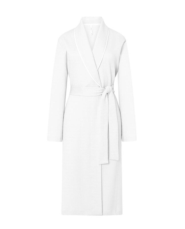 Bata de Smocking con Vivo Marfil image number null