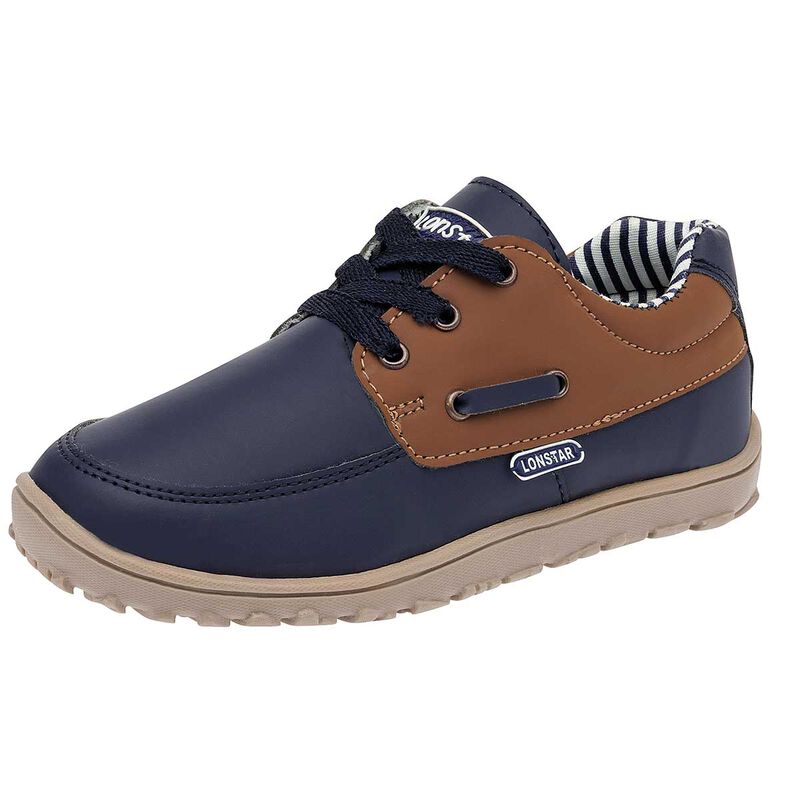 Celex Zapato casual para ni&ntilde;o marino camel image number null