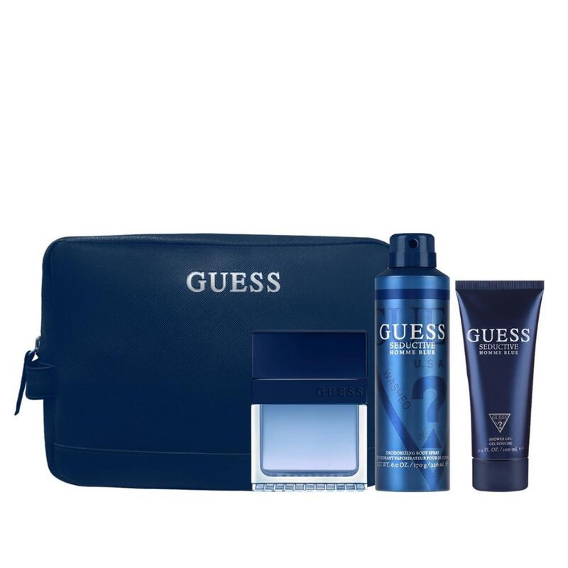 Set de Hombre Guess Seductive Homme Blue de 4 P... image number null