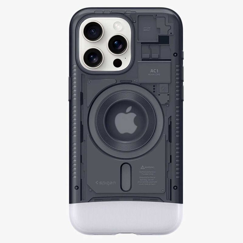 Funda Spigen C1 Mag Para Iphone 15 Pro Grafito image number null
